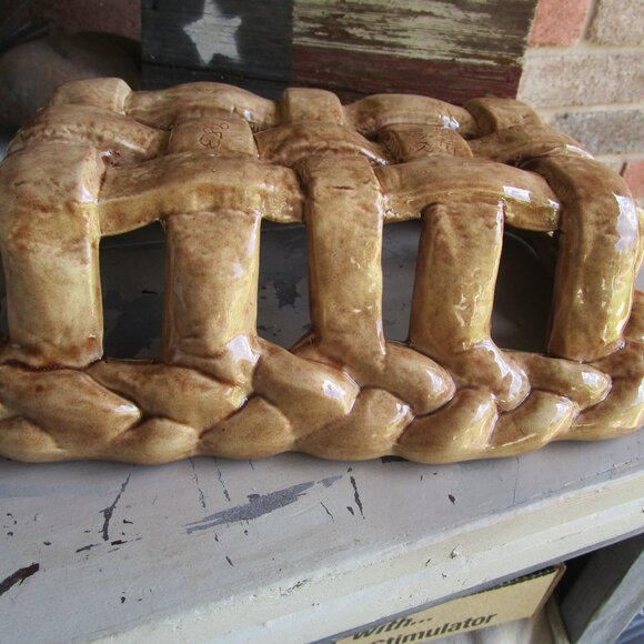 Vintage Studio Pottery Large Handcrafted Colander Bowl - Picture 4 of 7